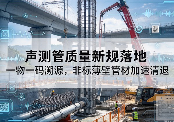 景县声测管质量新规落地，一物一码溯源，非标薄壁管材加速清退
