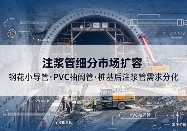 景县注浆管细分市场扩容，隧道钢花小导管、PVC 袖阀管、桩基后注浆管需求分化